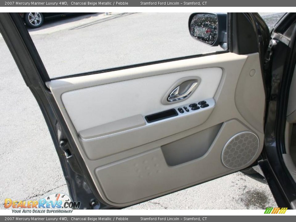 2007 Mercury Mariner Luxury 4WD Charcoal Beige Metallic / Pebble Photo #13