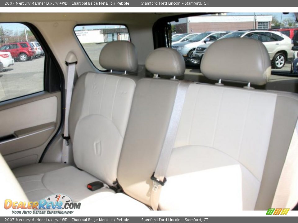 2007 Mercury Mariner Luxury 4WD Charcoal Beige Metallic / Pebble Photo #14