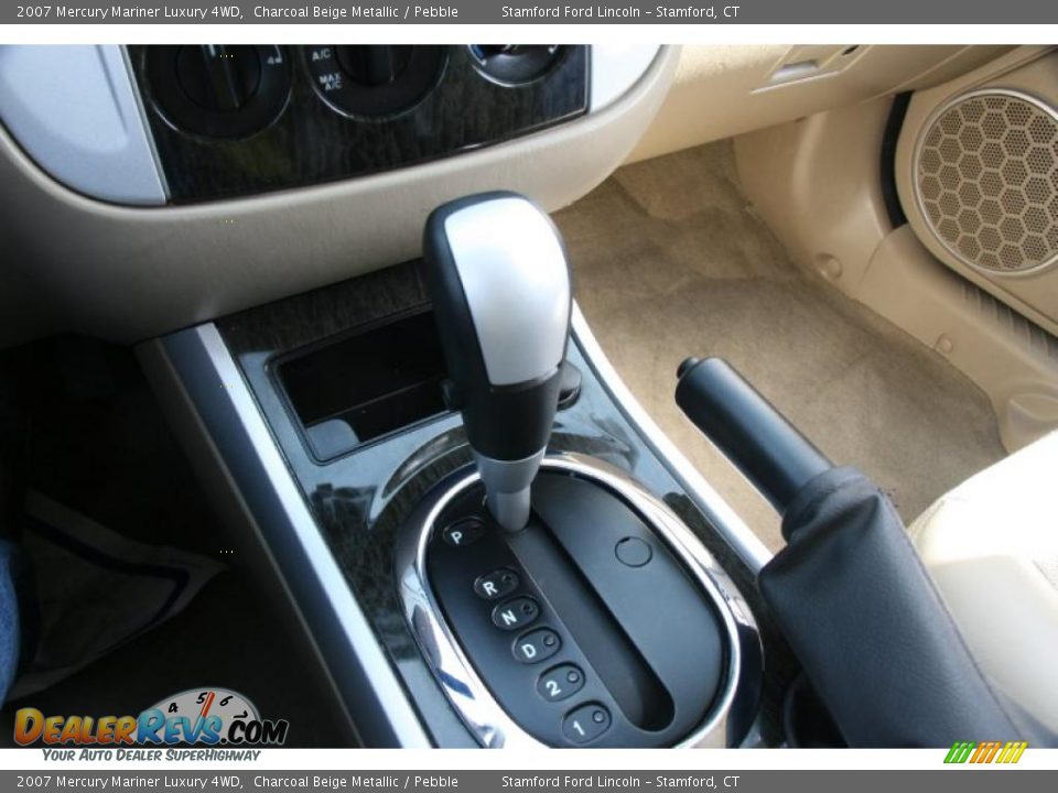 2007 Mercury Mariner Luxury 4WD Charcoal Beige Metallic / Pebble Photo #17