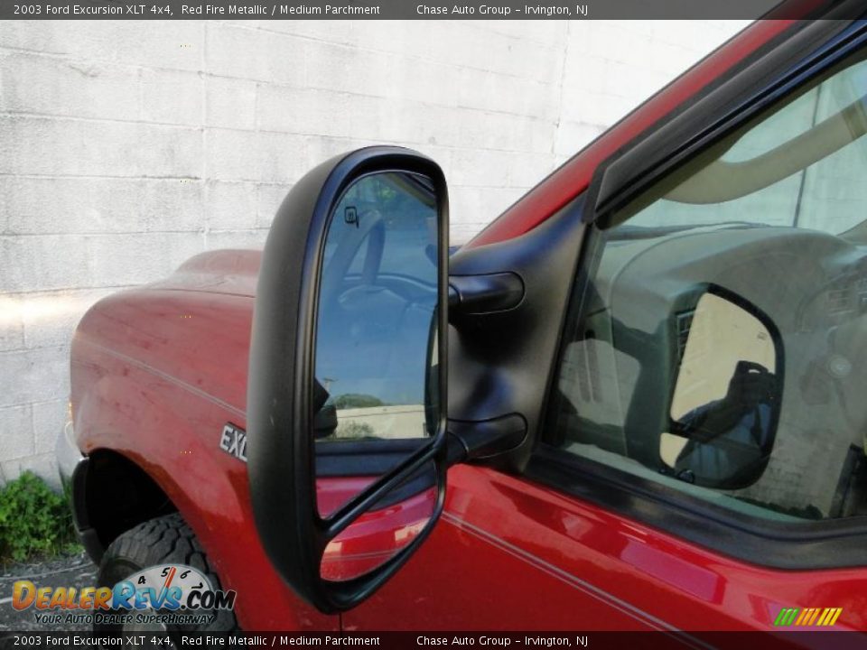 2003 Ford Excursion XLT 4x4 Red Fire Metallic / Medium Parchment Photo #12