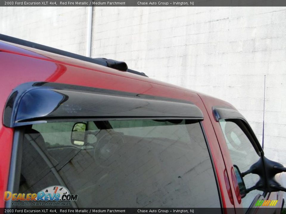 2003 Ford Excursion XLT 4x4 Red Fire Metallic / Medium Parchment Photo #14