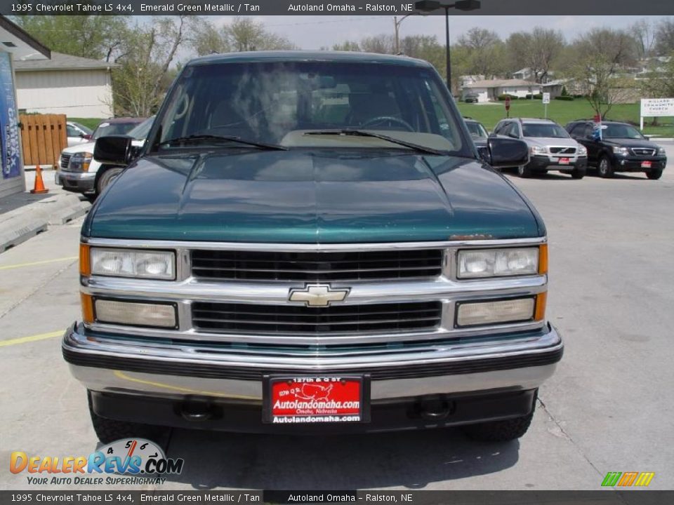 1995 Chevrolet Tahoe LS 4x4 Emerald Green Metallic / Tan Photo #7