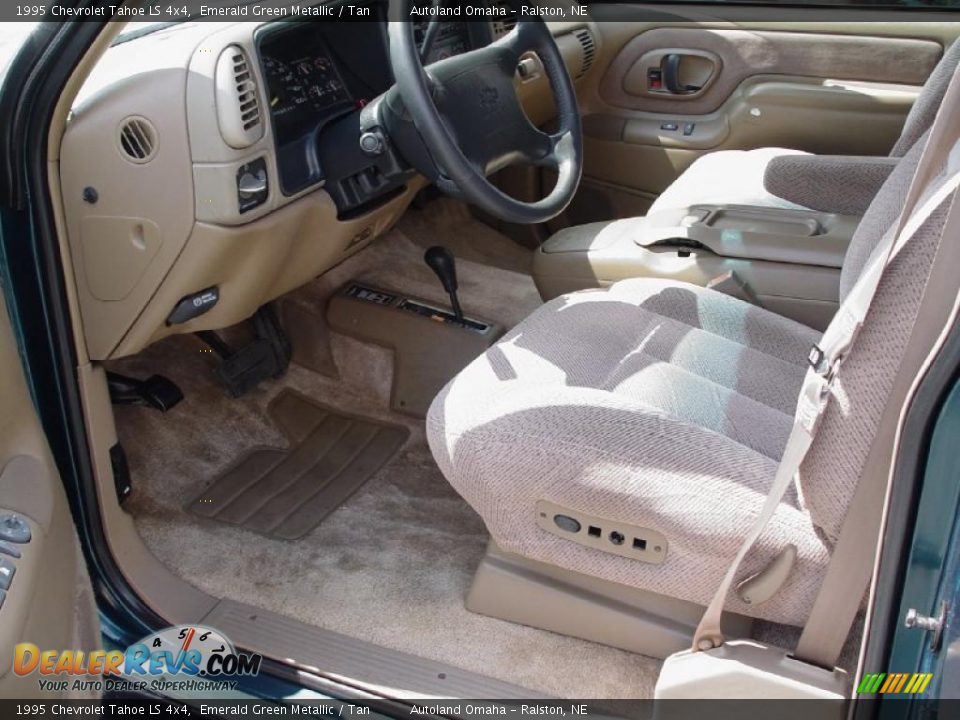 1995 Chevrolet Tahoe LS 4x4 Emerald Green Metallic / Tan Photo #8