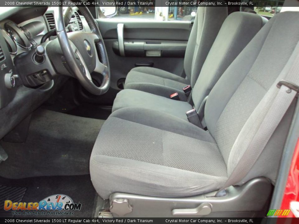 2008 Chevrolet Silverado 1500 LT Regular Cab 4x4 Victory Red / Dark Titanium Photo #4