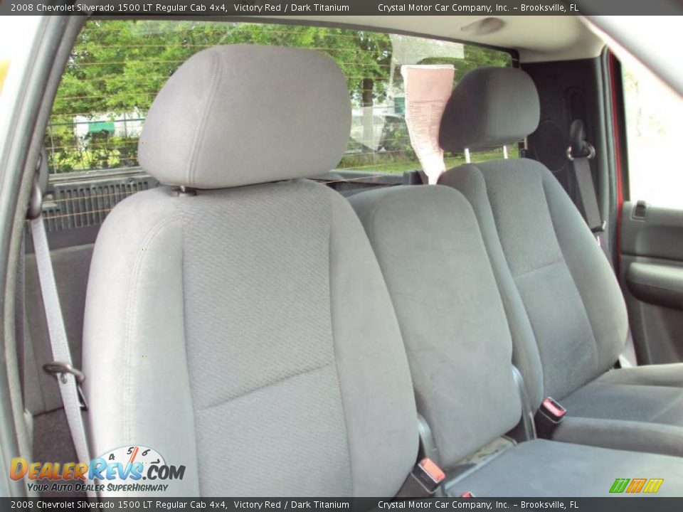2008 Chevrolet Silverado 1500 LT Regular Cab 4x4 Victory Red / Dark Titanium Photo #10