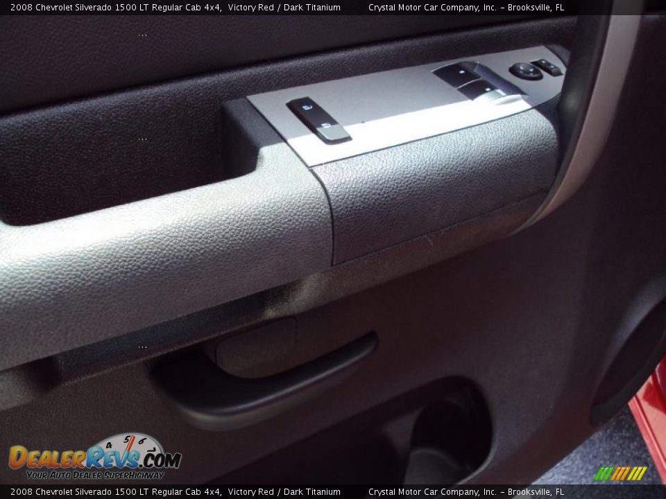 2008 Chevrolet Silverado 1500 LT Regular Cab 4x4 Victory Red / Dark Titanium Photo #15