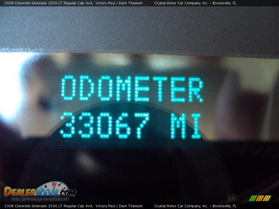 2008 Chevrolet Silverado 1500 LT Regular Cab 4x4 Victory Red / Dark Titanium Photo #16