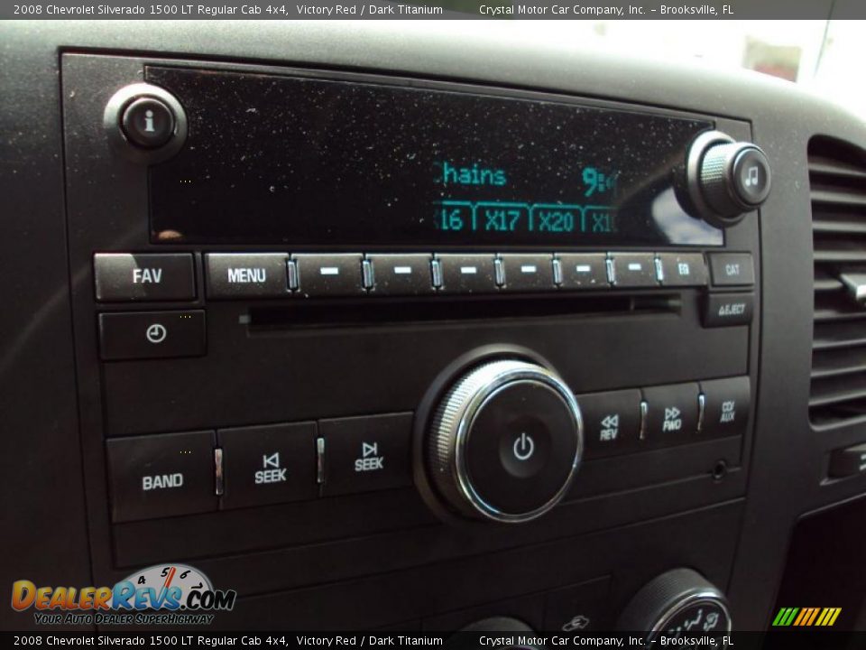 2008 Chevrolet Silverado 1500 LT Regular Cab 4x4 Victory Red / Dark Titanium Photo #17