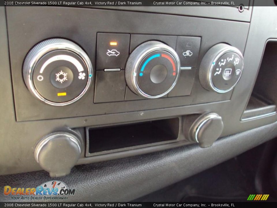 2008 Chevrolet Silverado 1500 LT Regular Cab 4x4 Victory Red / Dark Titanium Photo #18