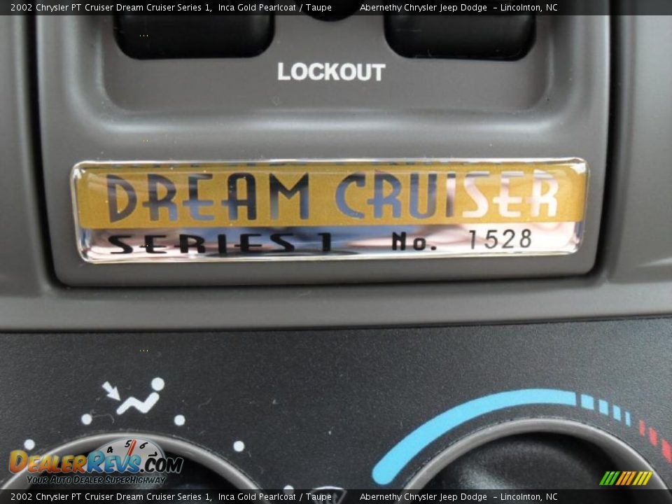 2002 Chrysler PT Cruiser Dream Cruiser Series 1 Inca Gold Pearlcoat / Taupe Photo #26