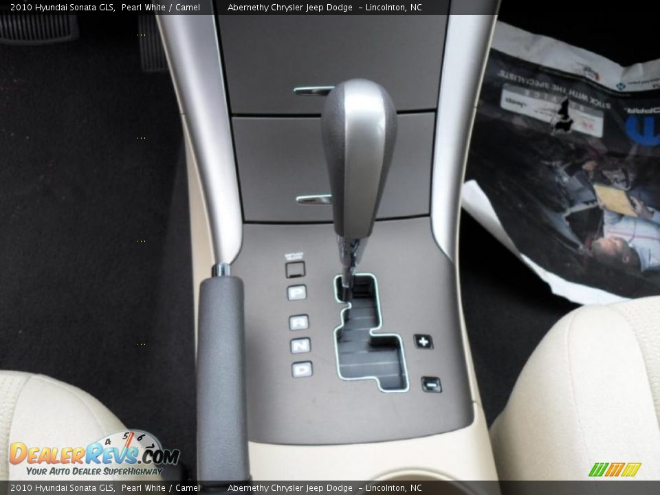 2010 Hyundai Sonata GLS Pearl White / Camel Photo #10