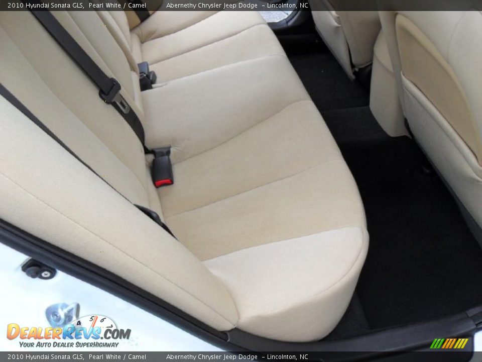 2010 Hyundai Sonata GLS Pearl White / Camel Photo #16