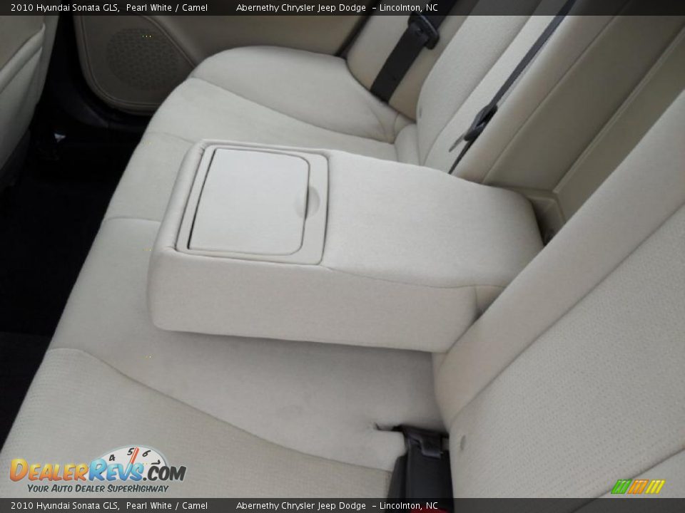 2010 Hyundai Sonata GLS Pearl White / Camel Photo #23
