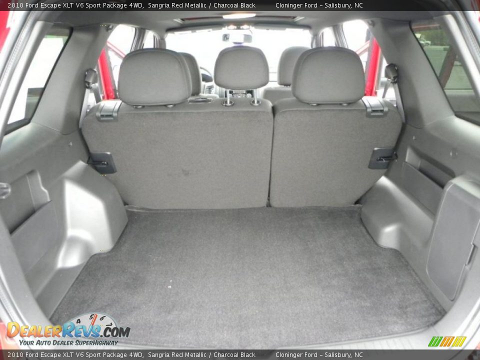 2010 Ford Escape XLT V6 Sport Package 4WD Sangria Red Metallic / Charcoal Black Photo #10