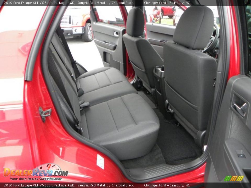 2010 Ford Escape XLT V6 Sport Package 4WD Sangria Red Metallic / Charcoal Black Photo #11