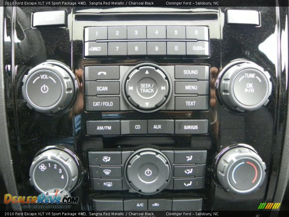 2010 Ford Escape XLT V6 Sport Package 4WD Sangria Red Metallic / Charcoal Black Photo #21