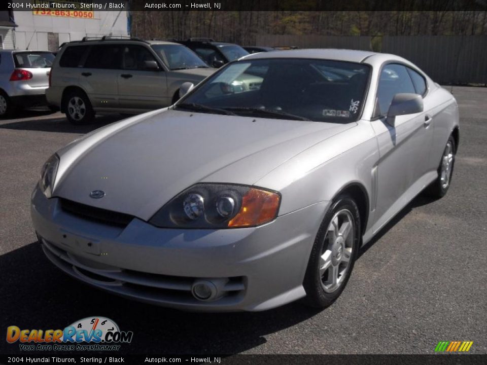2004 Hyundai Tiburon Sterling / Black Photo #2