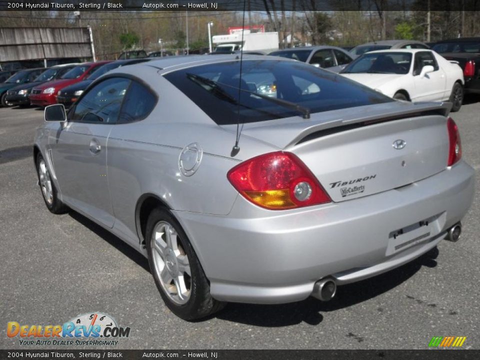 2004 Hyundai Tiburon Sterling / Black Photo #7