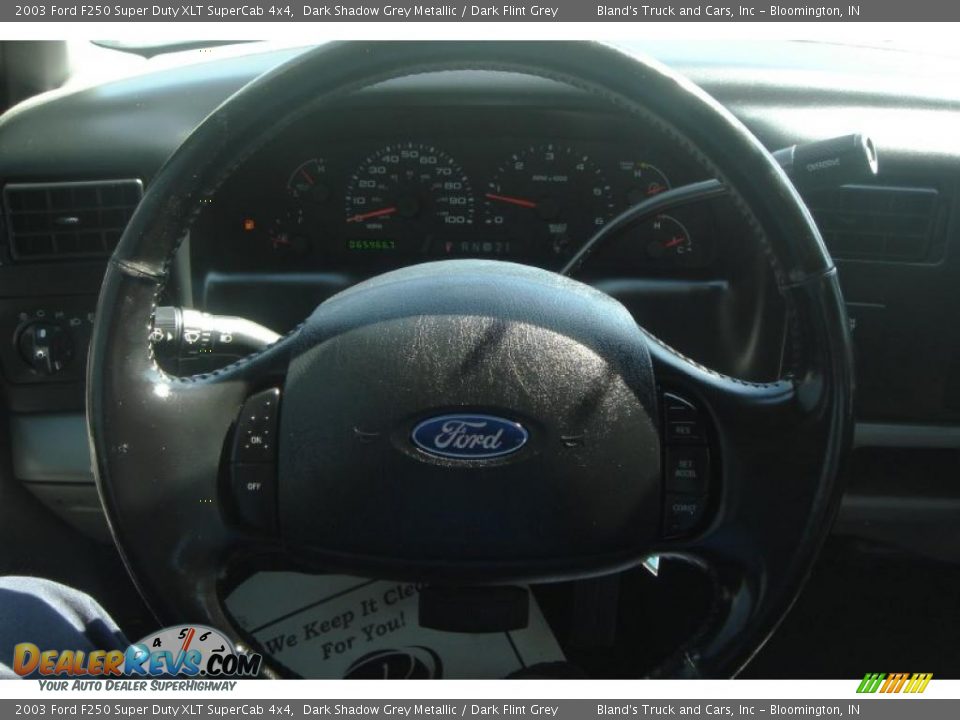 2003 Ford F250 Super Duty XLT SuperCab 4x4 Dark Shadow Grey Metallic / Dark Flint Grey Photo #33