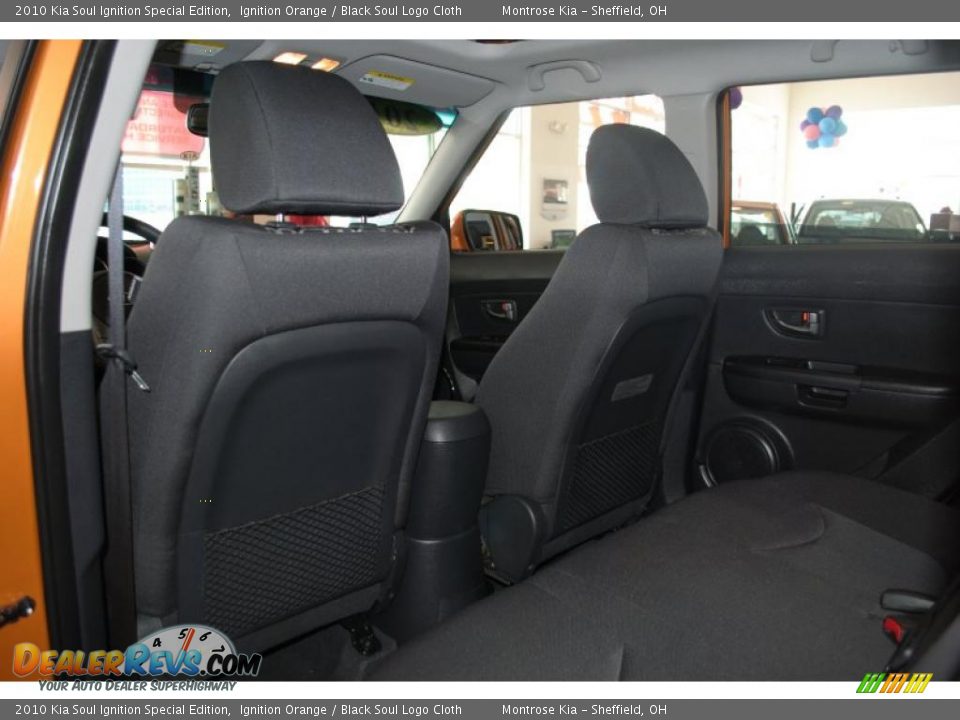 2010 Kia Soul Ignition Special Edition Ignition Orange / Black Soul Logo Cloth Photo #17