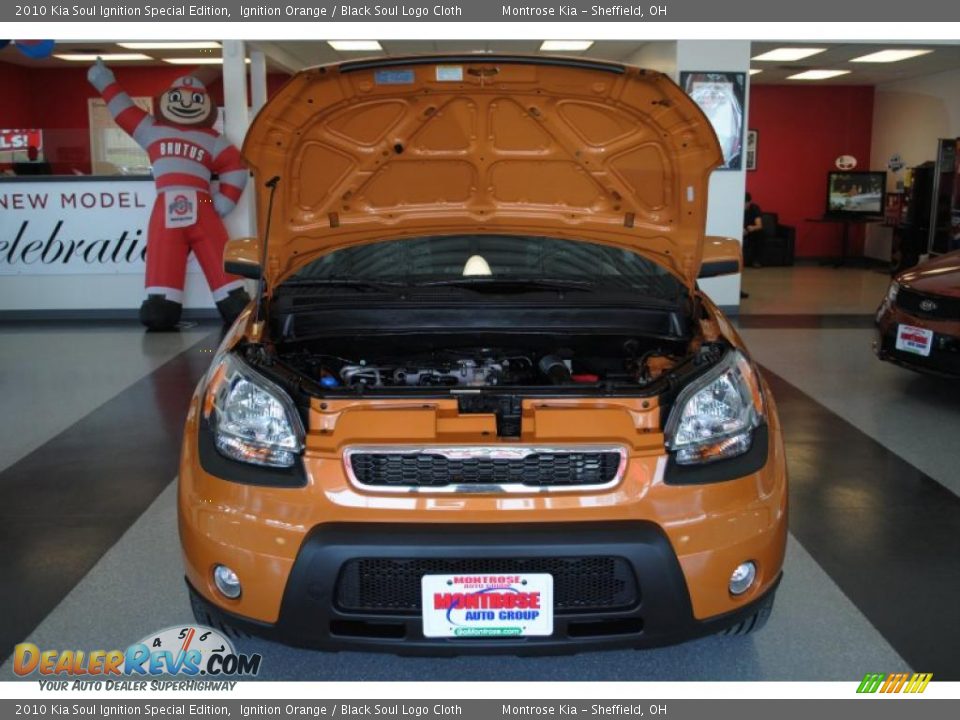 2010 Kia Soul Ignition Special Edition Ignition Orange / Black Soul Logo Cloth Photo #22