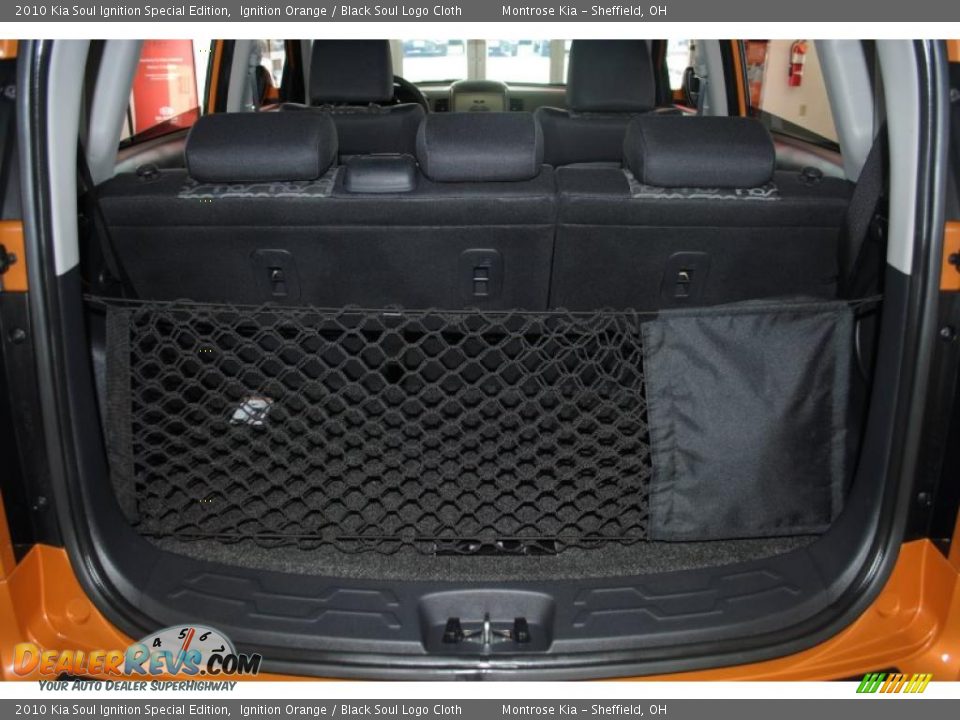 2010 Kia Soul Ignition Special Edition Ignition Orange / Black Soul Logo Cloth Photo #25