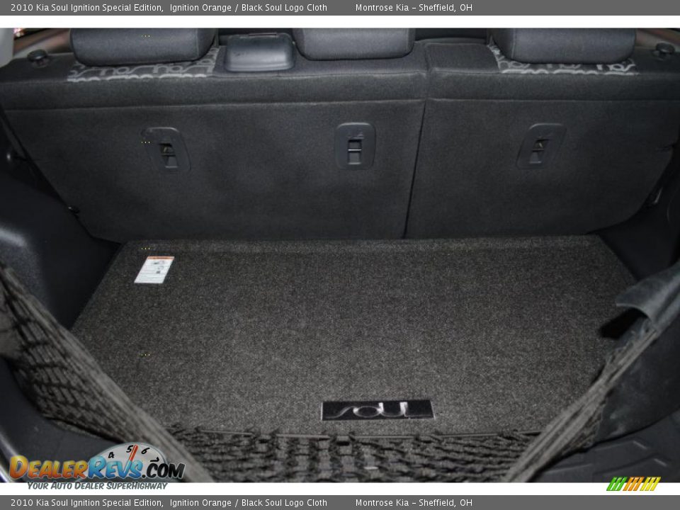 2010 Kia Soul Ignition Special Edition Ignition Orange / Black Soul Logo Cloth Photo #26