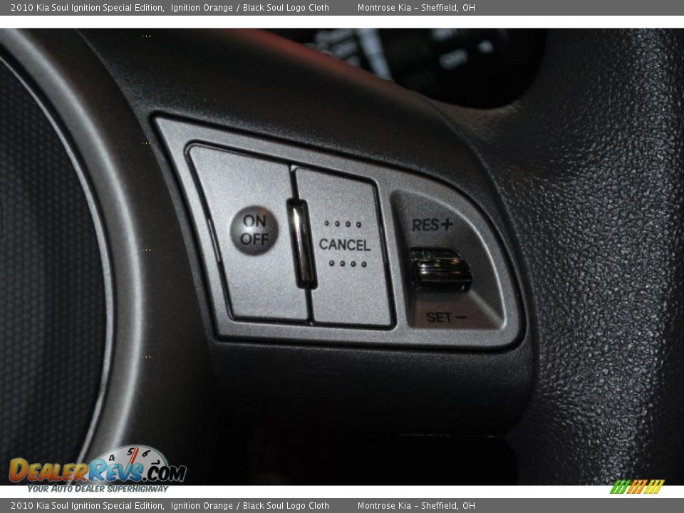 2010 Kia Soul Ignition Special Edition Ignition Orange / Black Soul Logo Cloth Photo #32