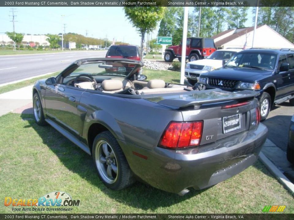 2003 Ford Mustang GT Convertible Dark Shadow Grey Metallic / Medium Parchment Photo #3
