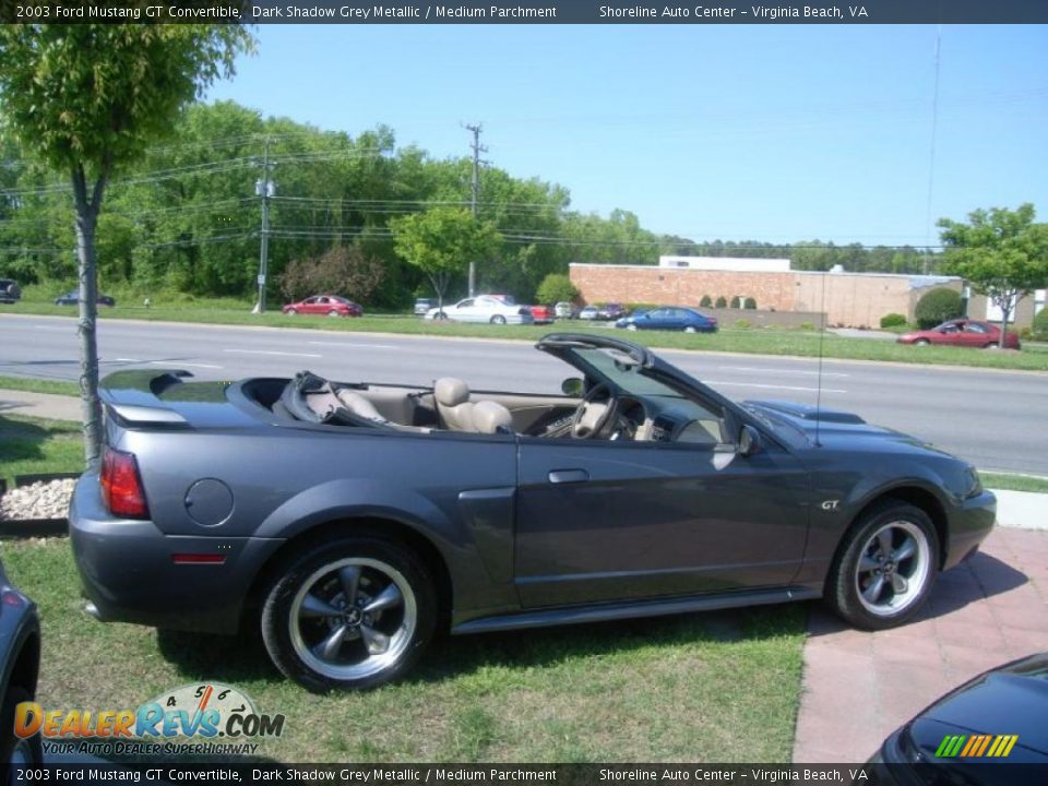 2003 Ford Mustang GT Convertible Dark Shadow Grey Metallic / Medium Parchment Photo #5