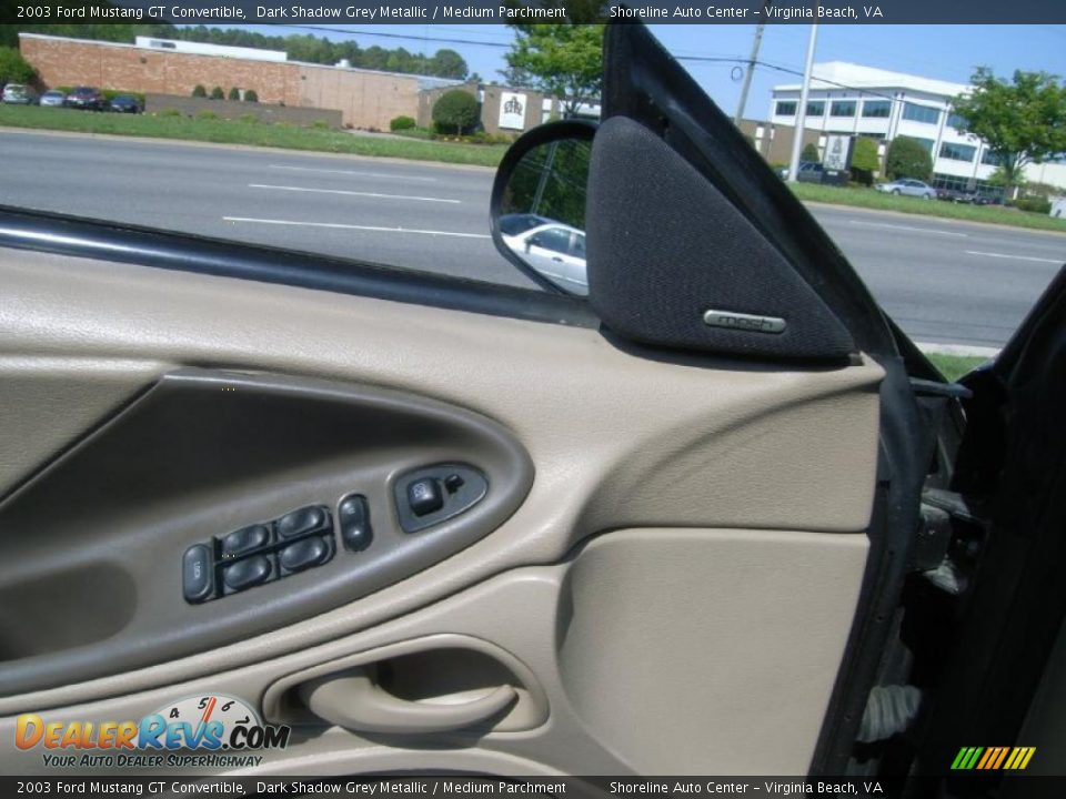 2003 Ford Mustang GT Convertible Dark Shadow Grey Metallic / Medium Parchment Photo #8