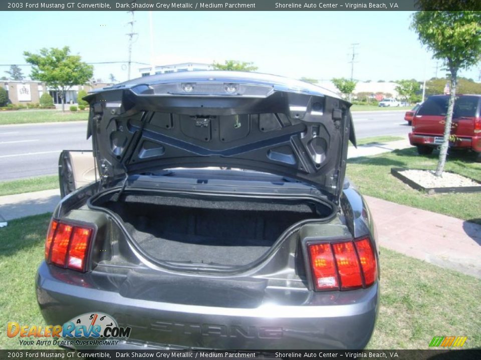 2003 Ford Mustang GT Convertible Dark Shadow Grey Metallic / Medium Parchment Photo #9