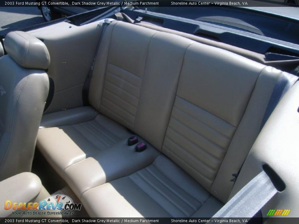 2003 Ford Mustang GT Convertible Dark Shadow Grey Metallic / Medium Parchment Photo #10