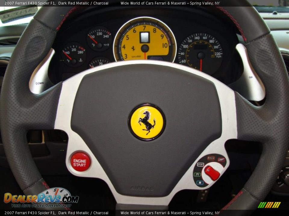 2007 Ferrari F430 Spider F1 Steering Wheel Photo #19