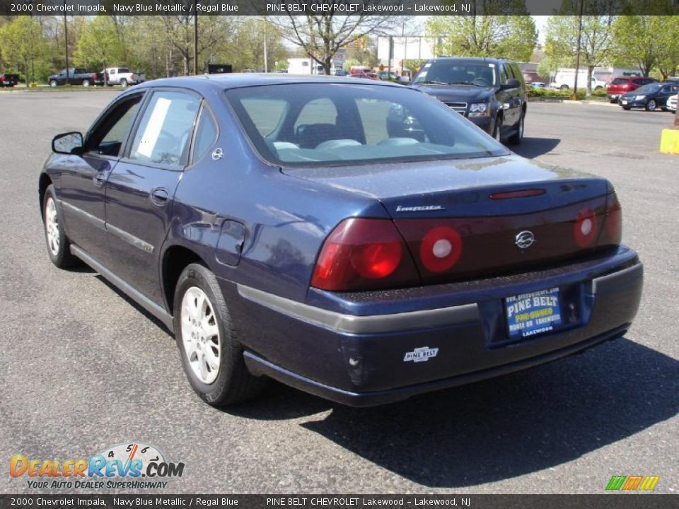 2000 Chevrolet Impala Navy Blue Metallic / Regal Blue Photo #6