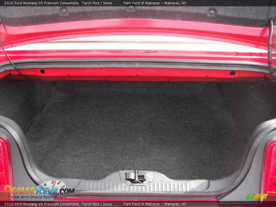 2010 Ford Mustang V6 Premium Convertible Torch Red / Stone Photo #8