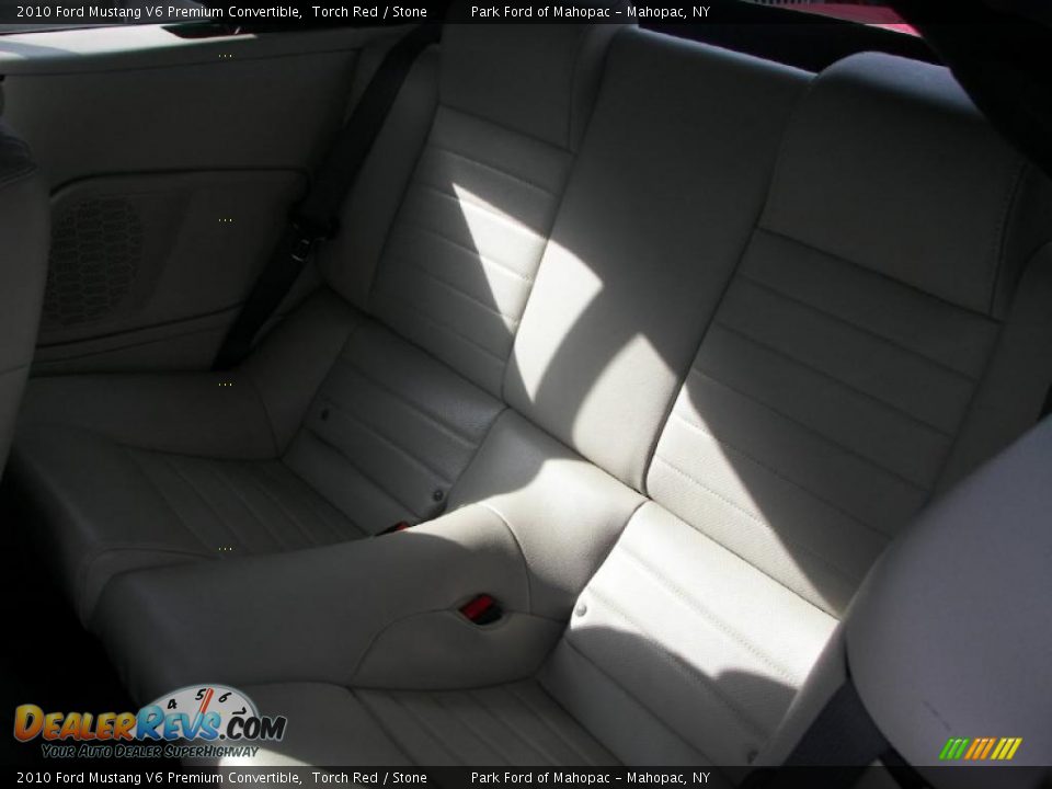 2010 Ford Mustang V6 Premium Convertible Torch Red / Stone Photo #9
