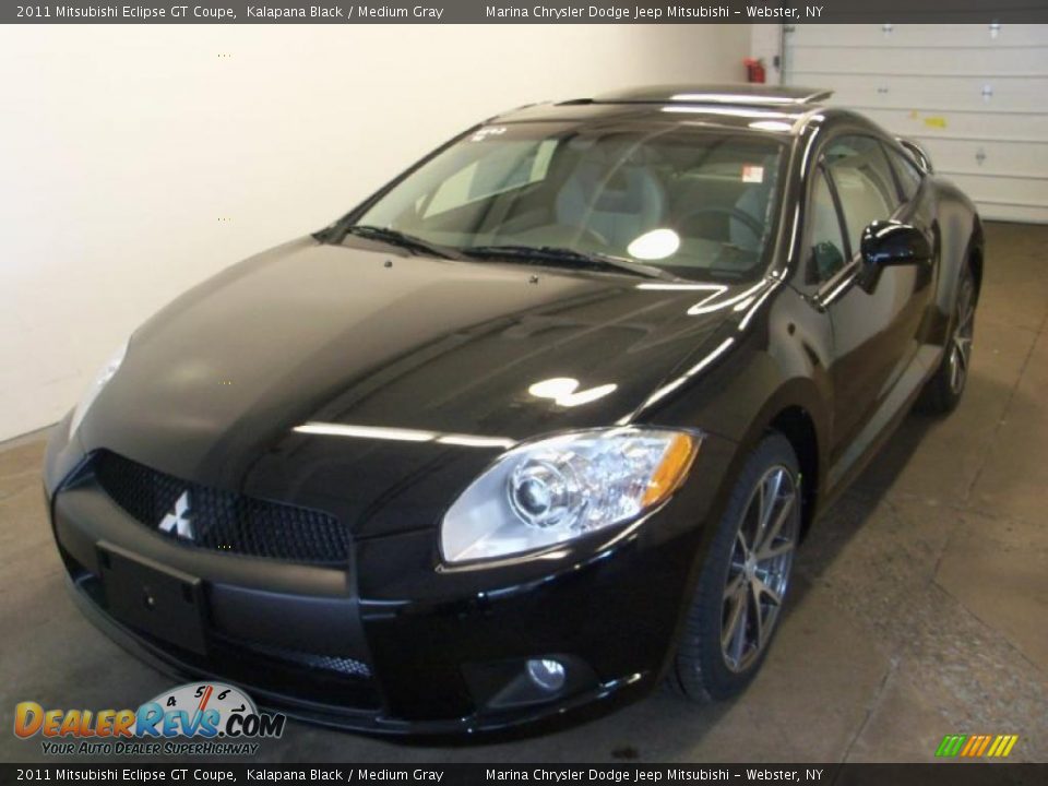 2011 Mitsubishi Eclipse GT Coupe Kalapana Black / Medium Gray Photo #1