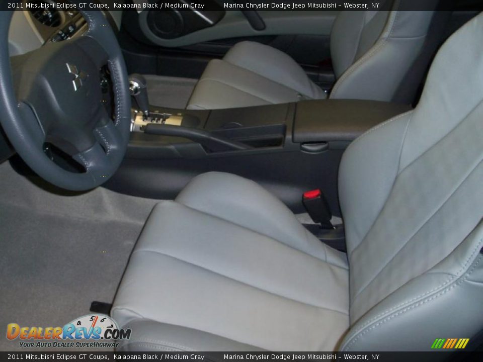 2011 Mitsubishi Eclipse GT Coupe Kalapana Black / Medium Gray Photo #2