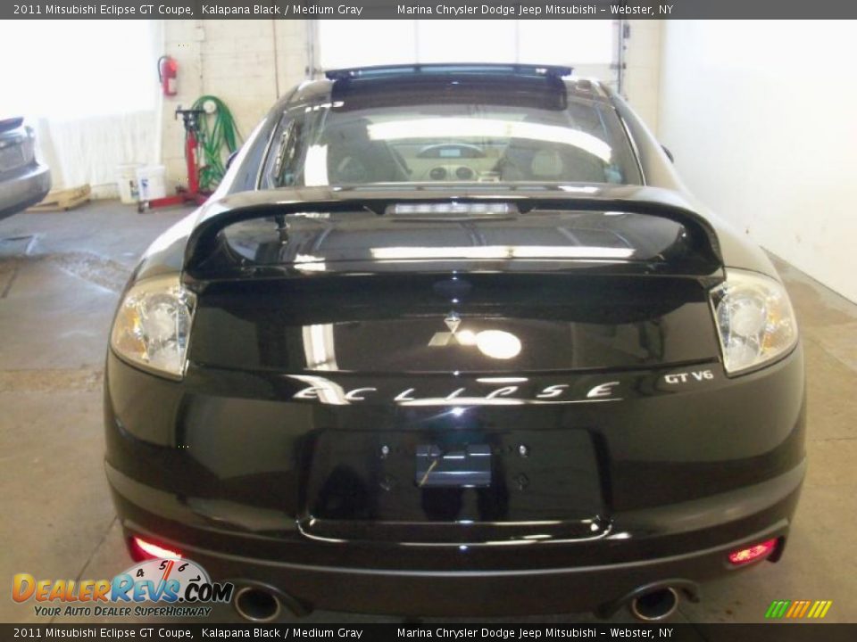 2011 Mitsubishi Eclipse GT Coupe Kalapana Black / Medium Gray Photo #13