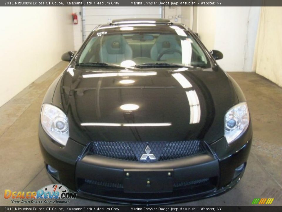2011 Mitsubishi Eclipse GT Coupe Kalapana Black / Medium Gray Photo #16