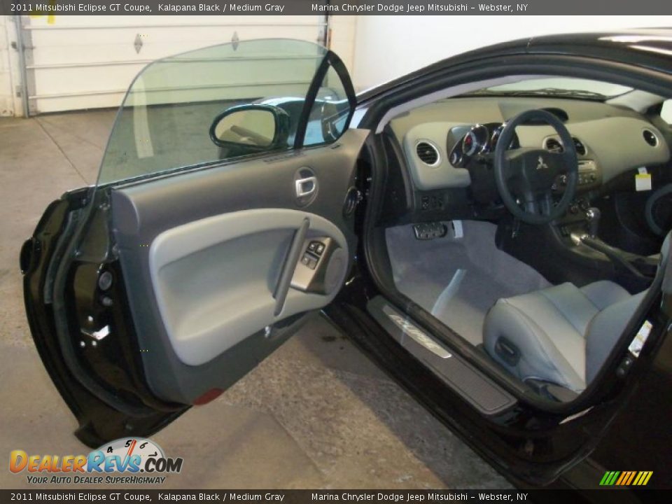 2011 Mitsubishi Eclipse GT Coupe Kalapana Black / Medium Gray Photo #19