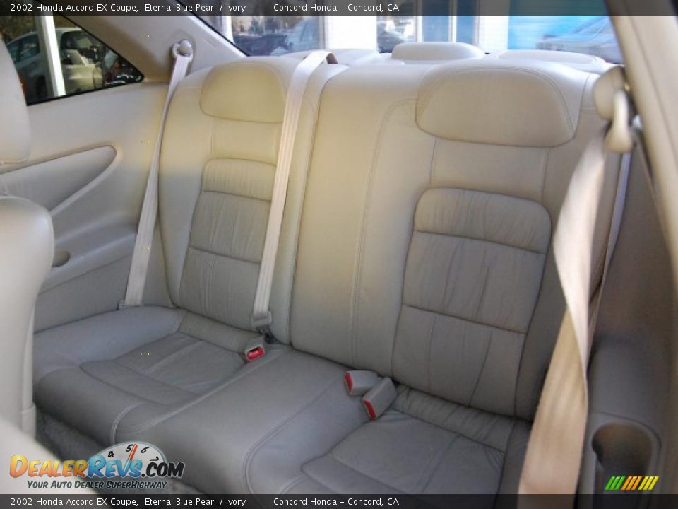 2002 Honda Accord EX Coupe Eternal Blue Pearl / Ivory Photo #11
