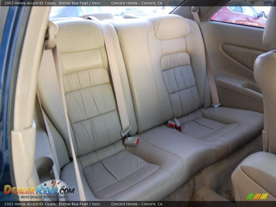 2002 Honda Accord EX Coupe Eternal Blue Pearl / Ivory Photo #15