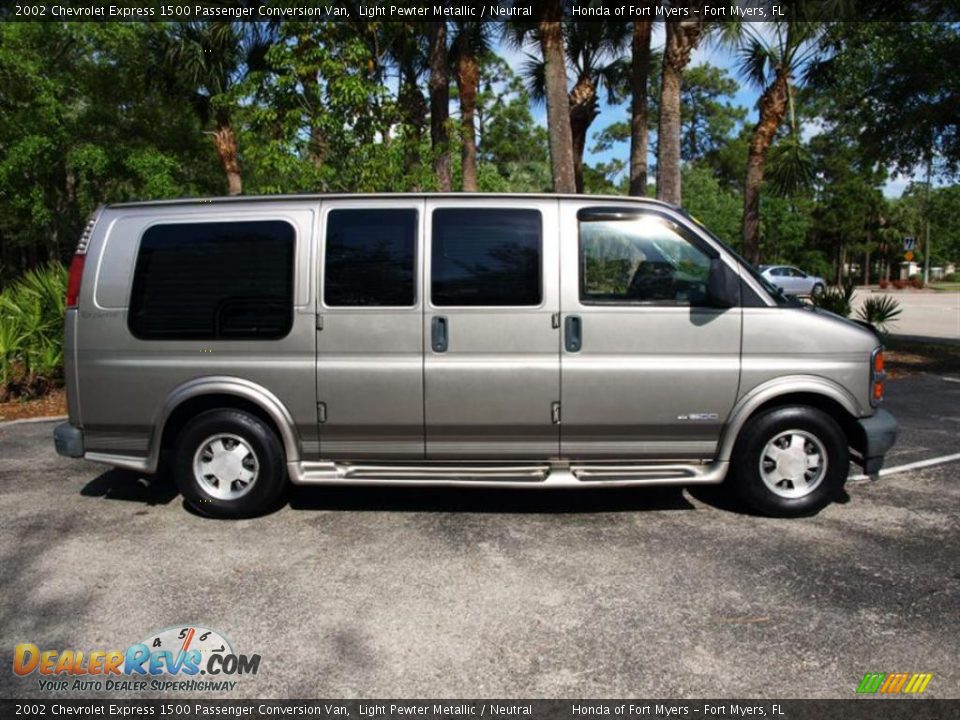 2002 Chevrolet Express 1500 Passenger Conversion Van Light Pewter Metallic / Neutral Photo #2