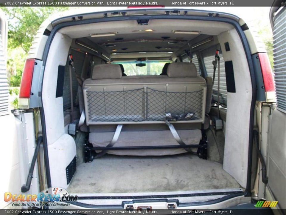 2002 Chevrolet Express 1500 Passenger Conversion Van Light Pewter Metallic / Neutral Photo #5