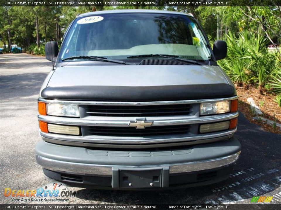 2002 Chevrolet Express 1500 Passenger Conversion Van Light Pewter Metallic / Neutral Photo #7