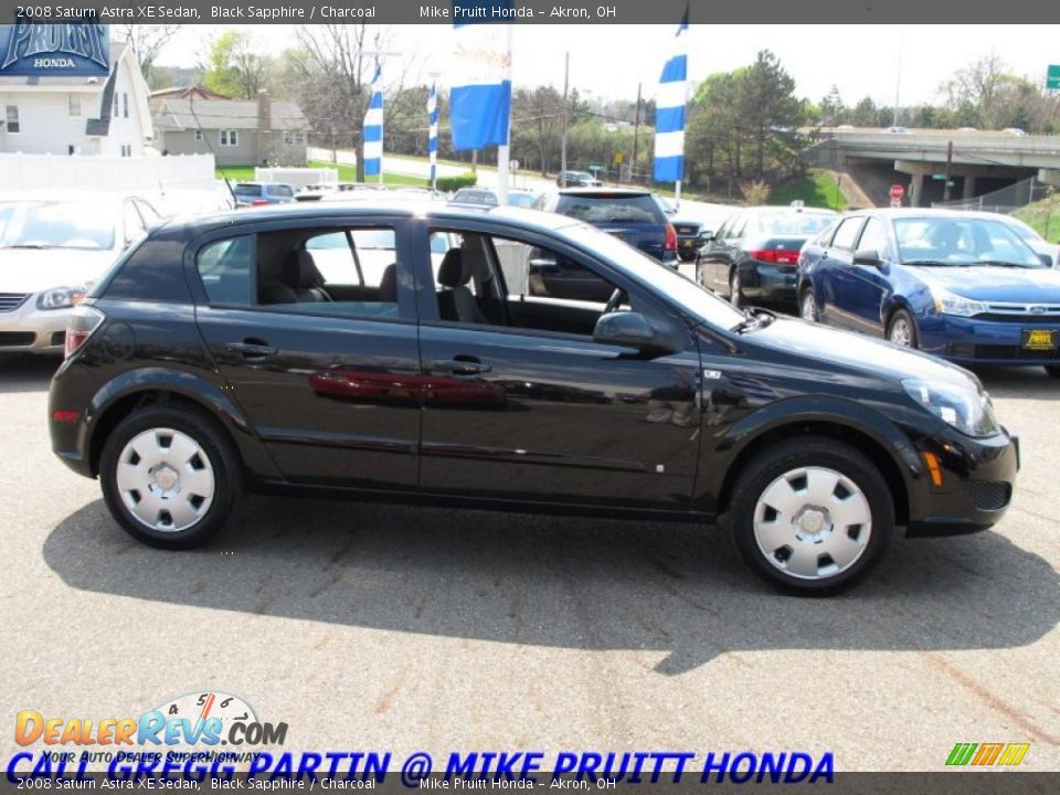 2008 Saturn Astra XE Sedan Black Sapphire / Charcoal Photo #6