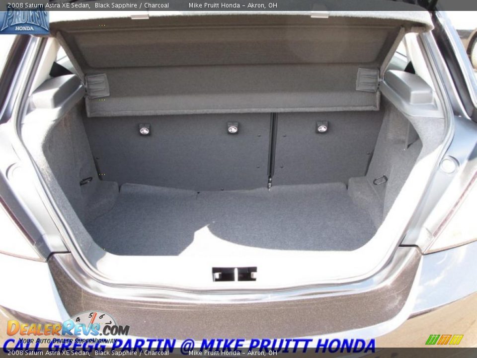 2008 Saturn Astra XE Sedan Black Sapphire / Charcoal Photo #9