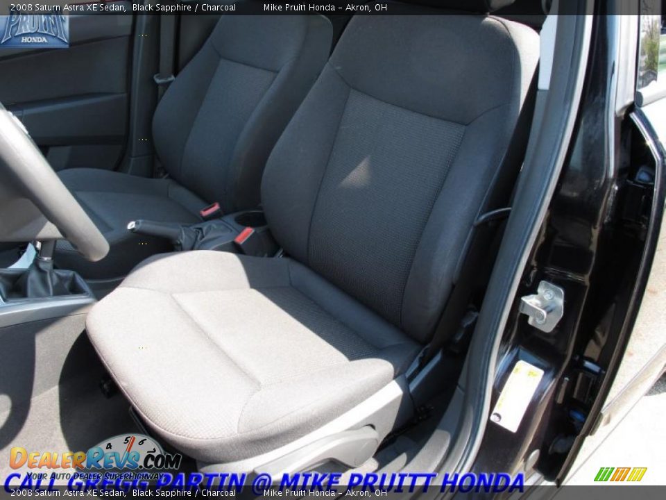2008 Saturn Astra XE Sedan Black Sapphire / Charcoal Photo #11